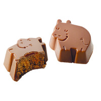 Milk Chocolate & Hazelnut Truffle Hippos (60g)
