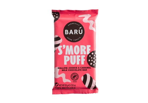 Barú S'more Puff Milk Chocolate Bonkers Bar (85g)