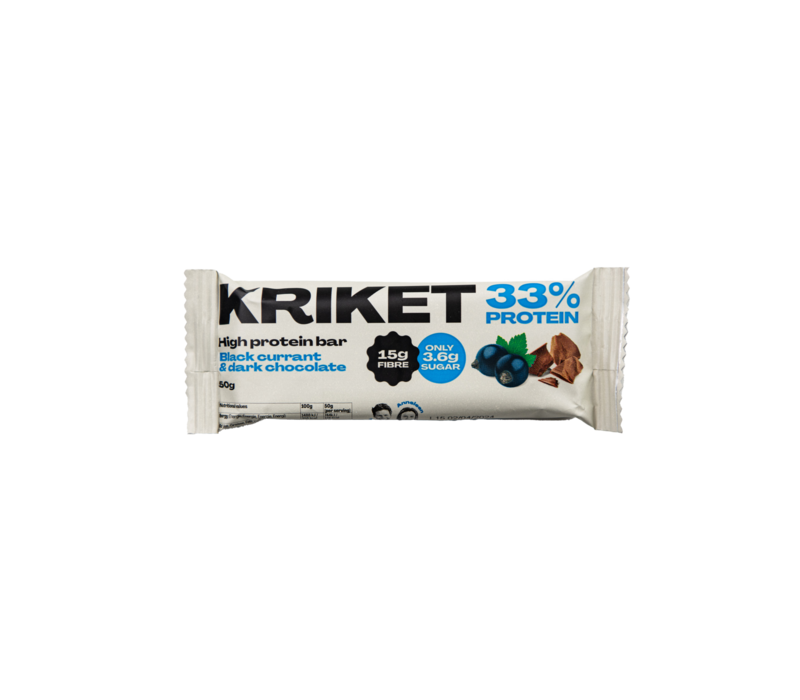 Kriket - High Protein Bar Blackcurrant & Dark Chocolate (50g)