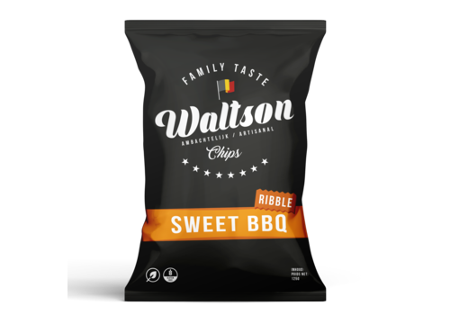 Waltson Waltson chips - Sweet BBQ Ribble (125g)