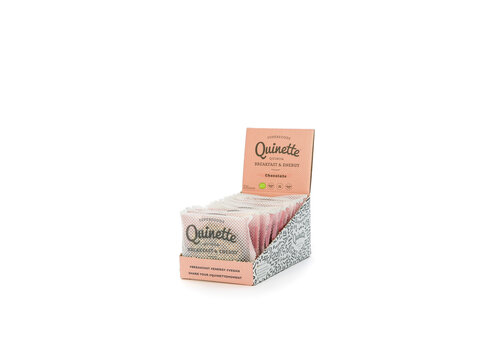 Quinette Biscuit énergétique et petit-déjeuner sans gluten - Chocolat BIO (50g/st.) 12 stuks