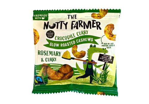 The Nutty Farmer Crocodile Curry Cashews (25g) - Single Serve