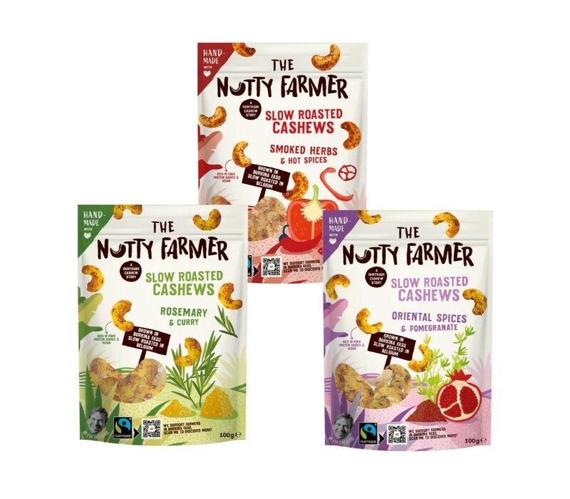 The Nutty Farmer - Cashew set (3x 100g)