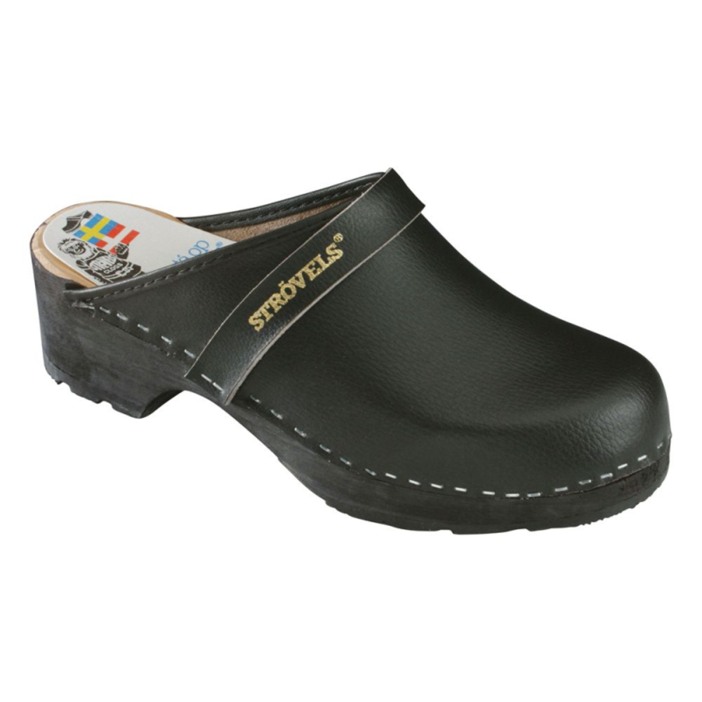 Strovels Strovels 501 O.Hak Houten Zool Zwart - Janiz Footwear