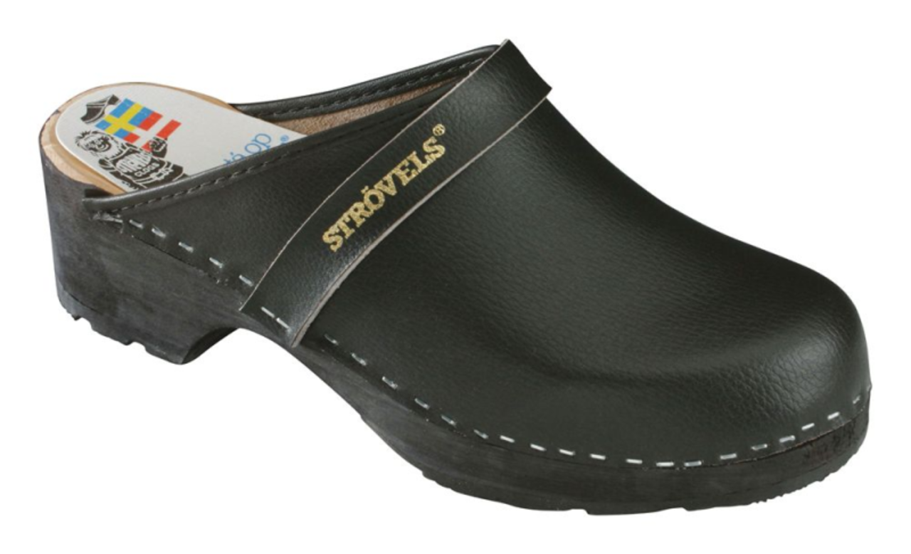 Strovels Strovels 501 O.Hak Houten Zool Zwart - Janiz Footwear
