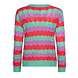 YDENCE Knitted sweater || Nina || Turquoise/lilac/coral YDENCE Knitted sweater || Nina || Turquoise/lilac/coral