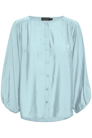 Soaked Blouse || Leodora || Corydalis Blue Soaked Blouse || Leodora || Corydalis Blue