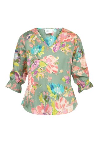 Sisterspoint Blouse || Elvina || Green comb flower Sisterspoint Blouse || Elvina || Green comb flower