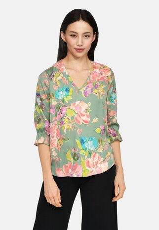 Sisterspoint Blouse || Elvina || Green comb flower Sisterspoint Blouse || Elvina || Green comb flower