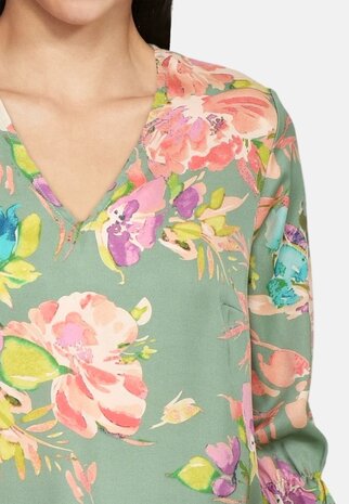 Sisterspoint Blouse || Elvina || Green comb flower Sisterspoint Blouse || Elvina || Green comb flower