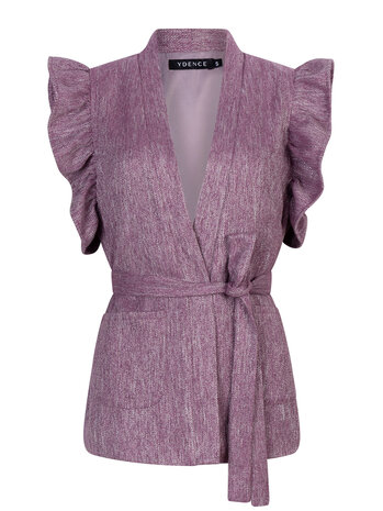 YDENCE Gilet || Paloma || Dusty Purple YDENCE Gilet || Paloma || Dusty Purple