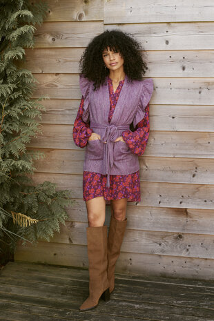 YDENCE Gilet || Paloma || Dusty Purple YDENCE Gilet || Paloma || Dusty Purple