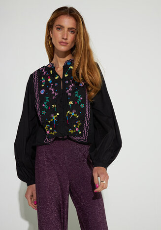 Harper & Yve Blouse || Hailey LS || Black Harper & Yve Blouse || Hailey LS || Black