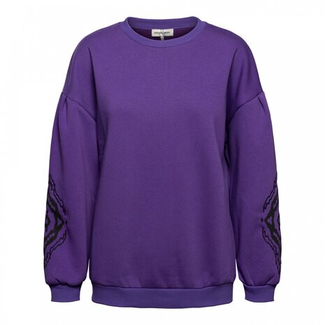 &Co women Sweater || Sarah Embrio || Pu Purple &Co women Sweater || Sarah Embrio || Pu Purple