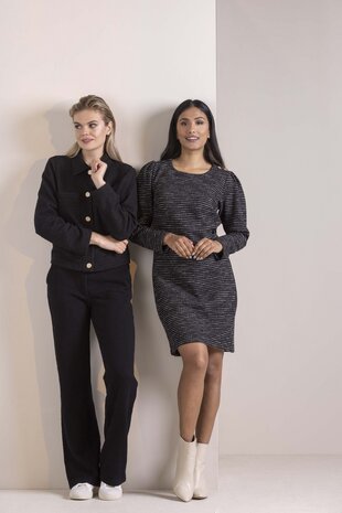 &Co women Jurk || Casey || A-Black &Co women Jurk || Casey || A-Black
