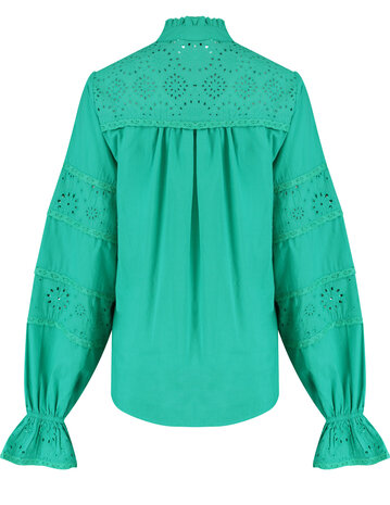 Harper & Yve Blouse || Nina-LS || Aqua Green Harper & Yve Blouse || Nina-LS || Aqua Green