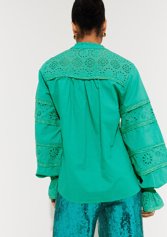 Harper & Yve Blouse || Nina-LS || Aqua Green Harper & Yve Blouse || Nina-LS || Aqua Green