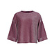 YDENCE Top || Fiona || Burgundy Silver YDENCE Top || Fiona || Burgundy Silver
