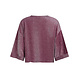 YDENCE Top || Fiona || Burgundy Silver YDENCE Top || Fiona || Burgundy Silver