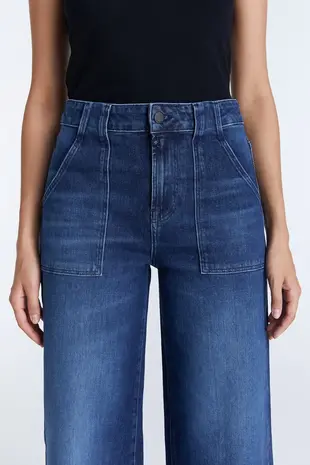 C.O.J Wide Leg jeans || Lulu || Dark blue