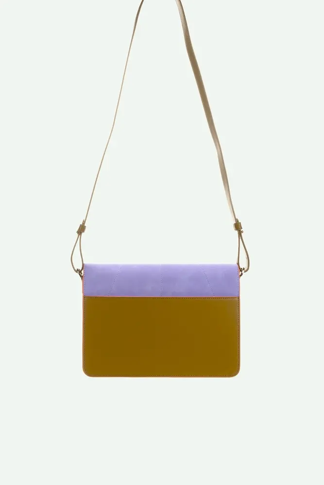 The Sticky Sis Club Tas || Satchel Il Sole || Coloré || Costa green - Affogato beige - Sunset lilac