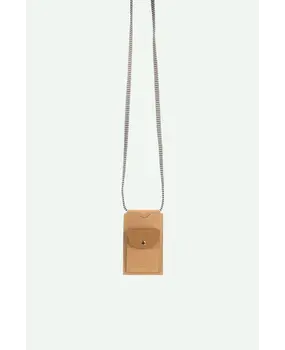 The Sticky Sis Club Telefoon Hoes | | Pouch Il Sole Ton sur Ton  || Affogato beige