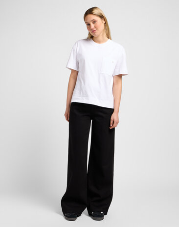 LEE Wide Leg Jeans ||  Stella A Line  || Clean Black