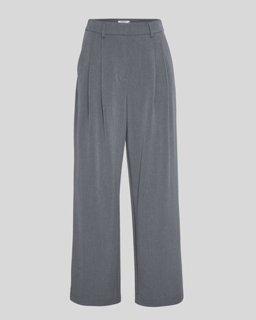 MSCH Copenhagen Pantalon || Henrika High Waist || Grey melange