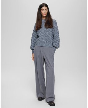 MSCH Copenhagen Pantalon || Henrika High Waist || Grey melange MSCH Copenhagen Pantalon || Henrika High Waist || Grey melange