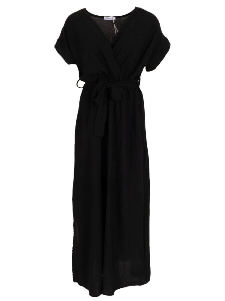 Maxi Jurk Ichi Jurk Zwart 1002 5612 Join The SEEN Dames Mode
