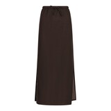 Neo Noir Rok | Noa Linen Skirt | Dark Brown