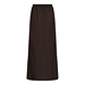 Neo Noir Rok | Noa Linen Skirt | Dark Brown