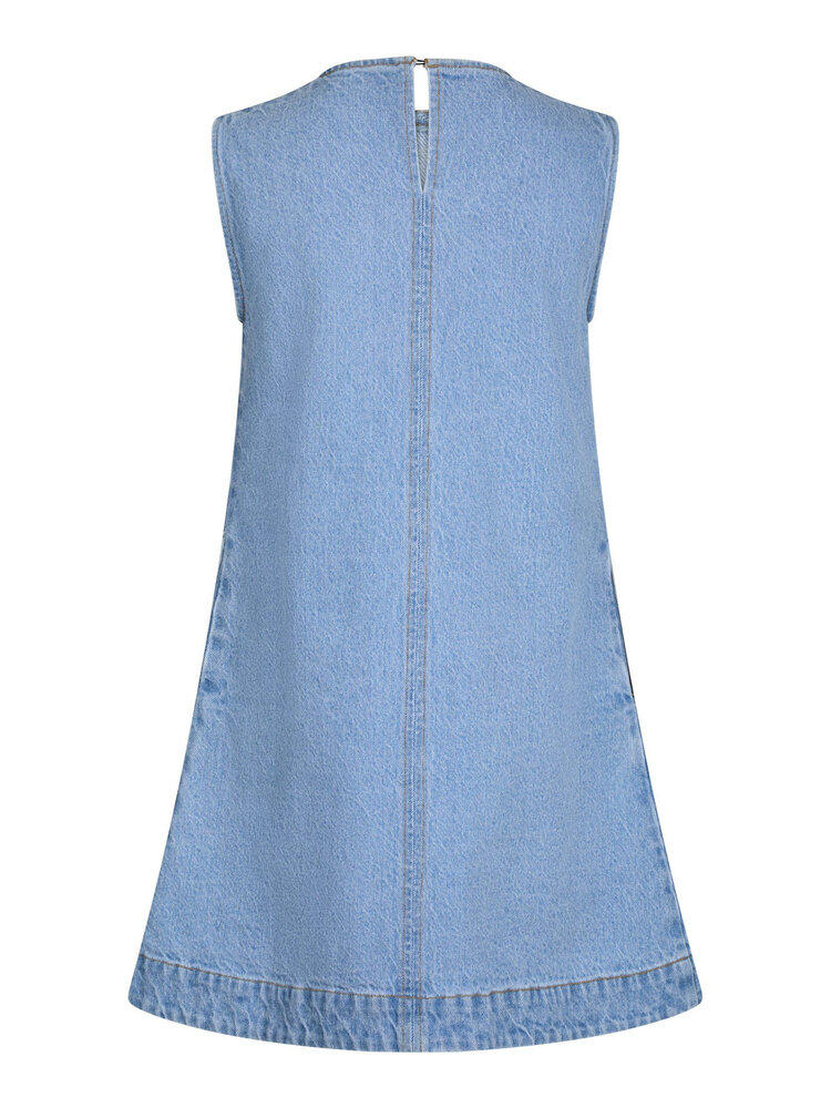 Neo Noir Jurk || Livo Denim Dress || Blue