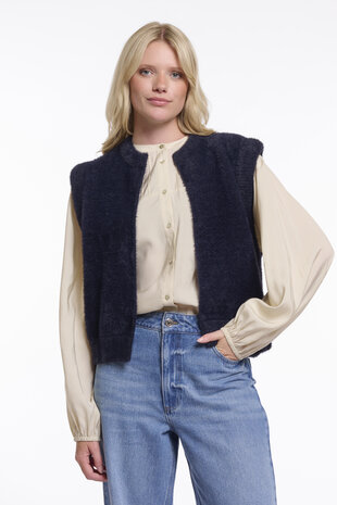 Rino&Pelle Gilet || Elona || Dark Navy