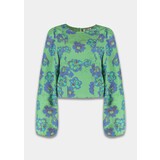 Harper & Yve Blouse || Floor - LS ||Forest Green Harper & Yve Blouse || Floor - LS ||Forest Green