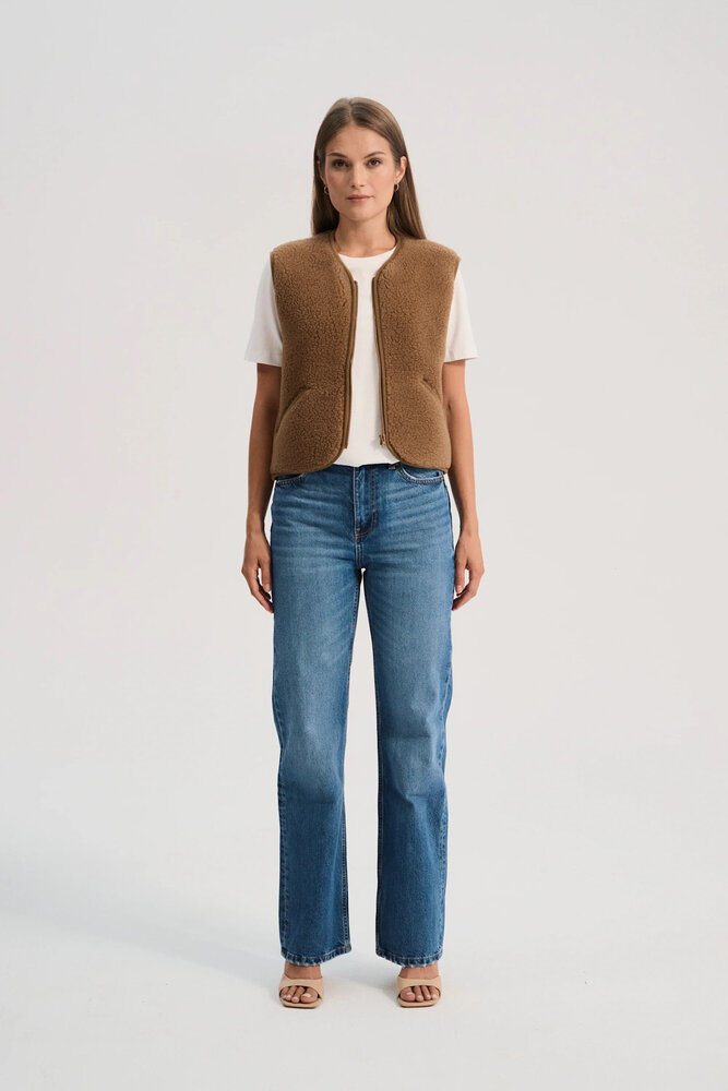 Alwero Bodywarmer || Pos Light || Teddy Brown