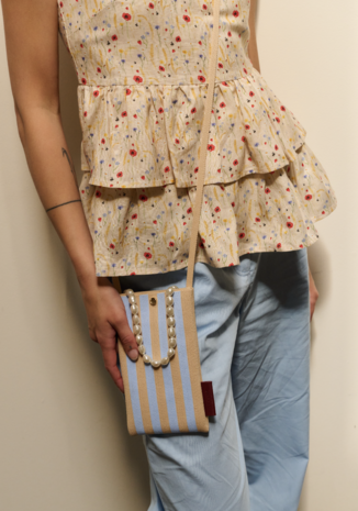 The Sticky Sis Club Phone pouch || 1401254S || Marzipan + Sky