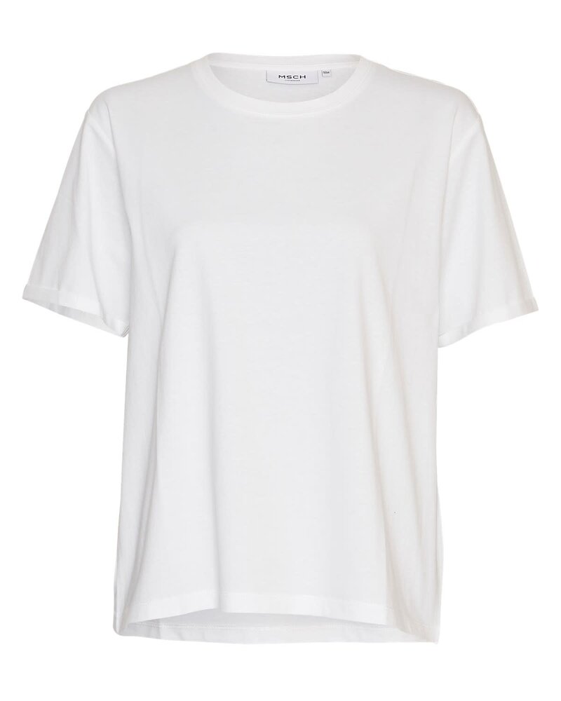 MSCH Copenhagen T-shirt || Terina  || Bright White