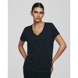 MSCH Copenhagen T-shirt || Fenya V-hals || Black MSCH Copenhagen T-shirt || Fenya V-hals || Black