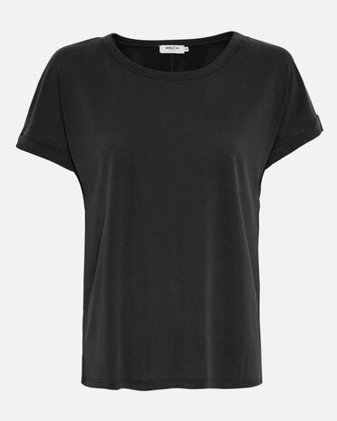 MSCH Copenhagen T-shirt || Fenya Modal rp1 || Black