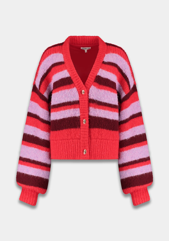 Harper & Yve Vest || Noor  || Stripe Multi Lila Love