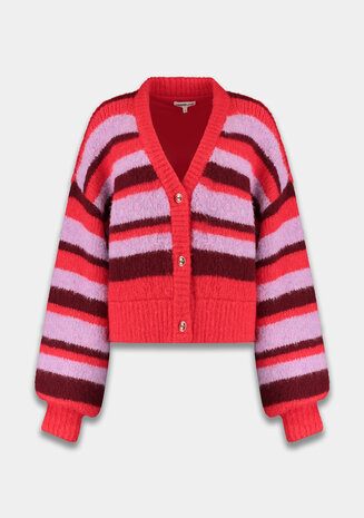 Harper & Yve Vest || Noor  || Stripe Multi Lila Love