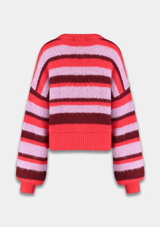 Harper & Yve Vest || Noor  || Stripe Multi Lila Love