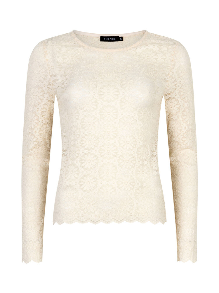YDENCE Top || Loiza || Ecru