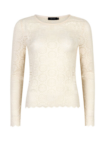 YDENCE Top || Loiza || Ecru