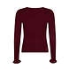 YDENCE Top || Shirley || Burgundy YDENCE Top || Shirley || Burgundy