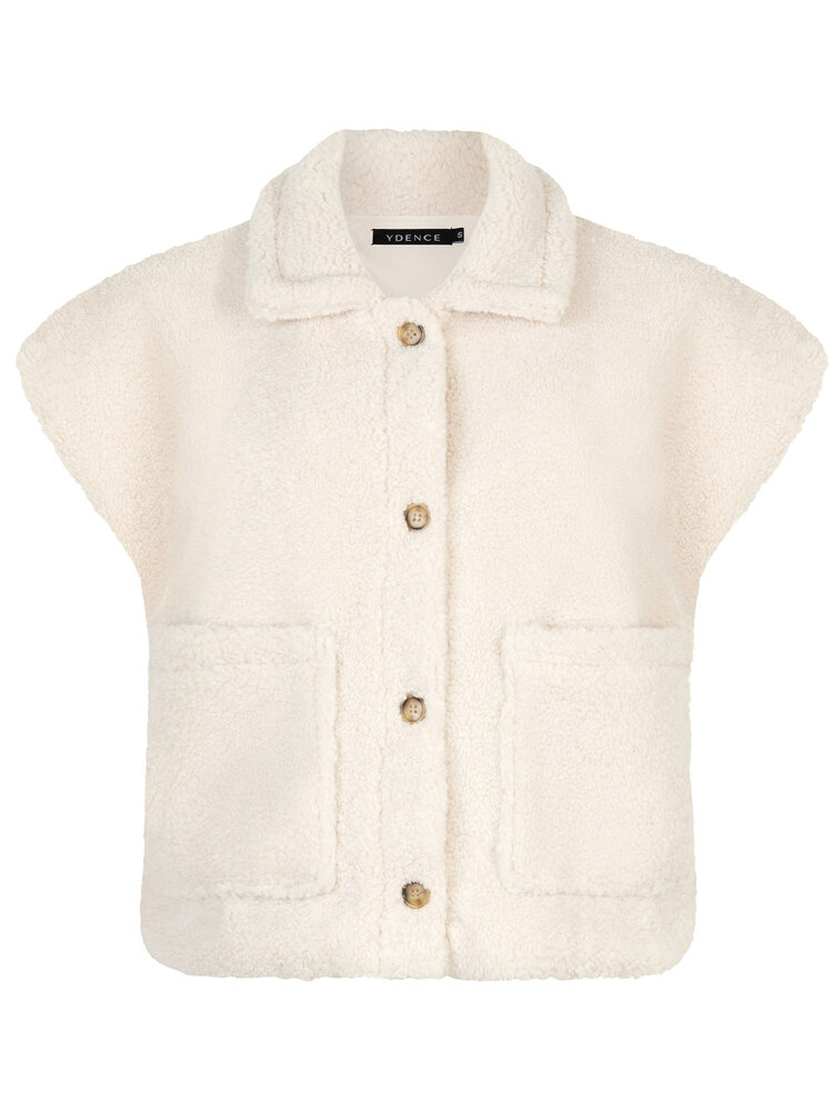 YDENCE Gilet || Rejou  || Ecru