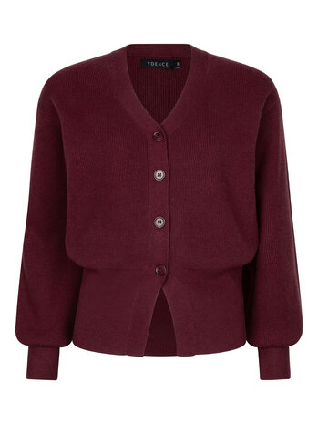 YDENCE Vest || Janella || Burgundy