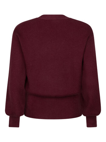 YDENCE Vest || Janella || Burgundy