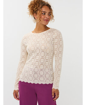 YDENCE Top || Loiza || Ecru